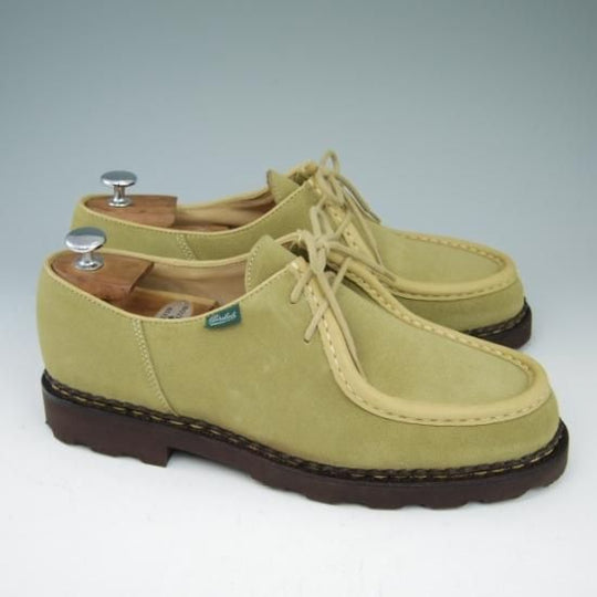 新品★パラブーツ SIZE 43【★MICHAEL/ミカエル】薄茶/スエード/マルシェソール/Paraboot★a483