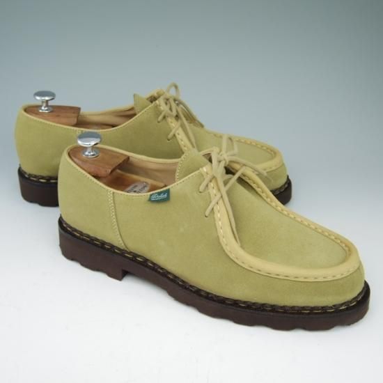 新品★パラブーツ SIZE 43【★MICHAEL/ミカエル】薄茶/スエード/マルシェソール/Paraboot★a483