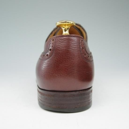極上★(伊)タニノクリスチー SIZE 6.5【★セミブローグ】 グレインレザー/濃茶/TANINO CRISCI★a489