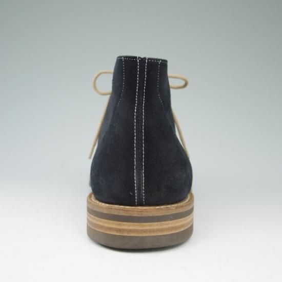 美品★チャーチ85F/UK8.5【ダイナイトソール仕様★チャッカブーツ/SAHARA3】81ラスト/スエード/紺/メンズ/Church's★a491