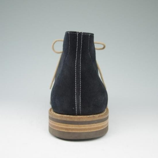 美品★チャーチ85F/UK8.5【ダイナイトソール仕様★チャッカブーツ/SAHARA3】81ラスト/スエード/紺/メンズ/Church's★a491