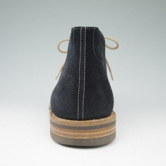 美品★チャーチ85F/UK8.5【ダイナイトソール仕様★チャッカブーツ/SAHARA3】81ラスト/スエード/紺/メンズ/Church's★a491