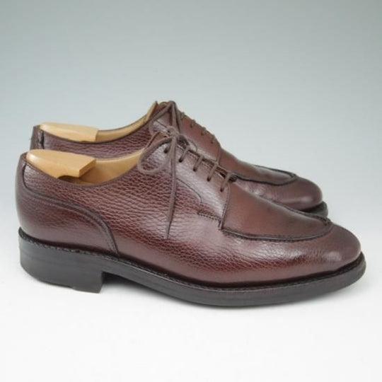 極上★クロケット&ジョーンズ 5.5E【★ロイドフットウェア別注/Lloyd Footwear】MONTAGU/Uチップ/グレインレザー/茶/Crockett&Jones★a492