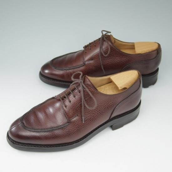 極上★クロケット&ジョーンズ 5.5E【★ロイドフットウェア別注/Lloyd Footwear】MONTAGU/Uチップ/グレインレザー/茶/Crockett&Jones★a492