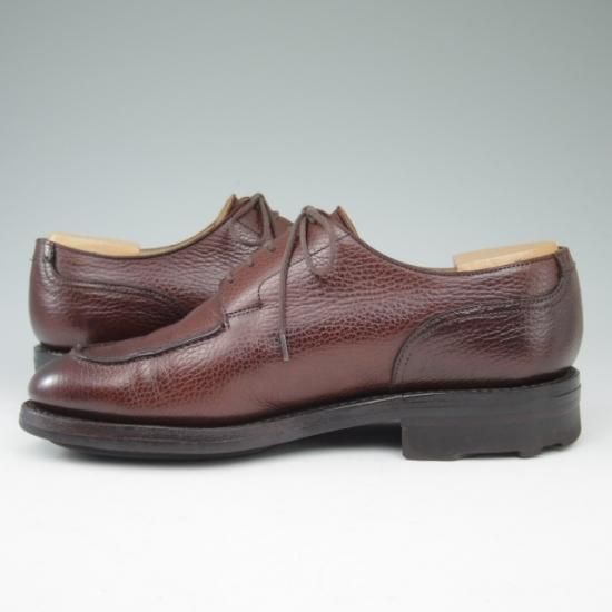 極上★クロケット&ジョーンズ 5.5E【★ロイドフットウェア別注/Lloyd Footwear】MONTAGU/Uチップ/グレインレザー/茶/Crockett&Jones★a492