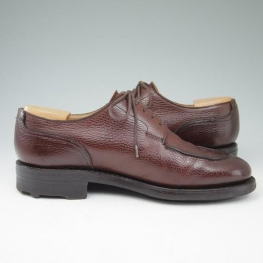 極上★クロケット&ジョーンズ 5.5E【★ロイドフットウェア別注/Lloyd Footwear】MONTAGU/Uチップ/グレインレザー/茶/Crockett&Jones★a492