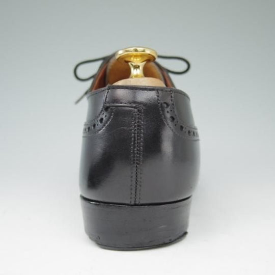 極上★クロケット&ジョーンズ 6E【★ハンドグレード/HENFIELD】フルブローグ/カーフ/黒/メンズ/Crockett&Jones★a495