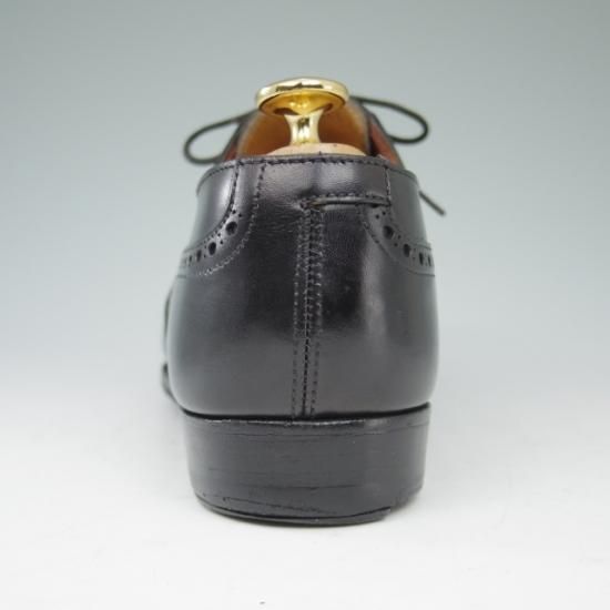 極上★クロケット&ジョーンズ 6E【★ハンドグレード/HENFIELD】フルブローグ/カーフ/黒/メンズ/Crockett&Jones★a495