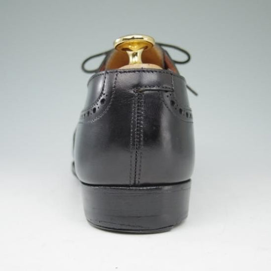 極上★クロケット&ジョーンズ 6E【★ハンドグレード/HENFIELD】フルブローグ/カーフ/黒/メンズ/Crockett&Jones★a495