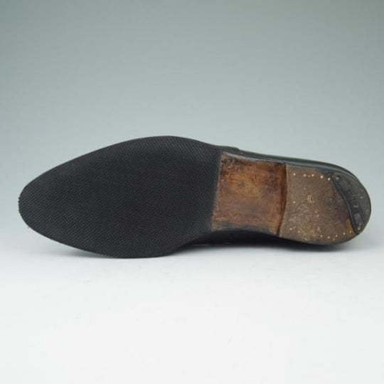 極上★クロケット&ジョーンズ 6E【★ハンドグレード/HENFIELD】フルブローグ/カーフ/黒/メンズ/Crockett&Jones★a495