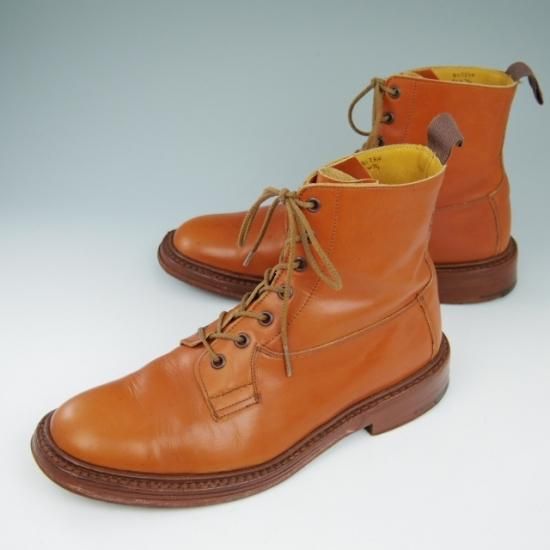 ★トリッカーズ SIZE 8【★プレーントゥ/カントリ−ブーツ】カーフ/茶/メンズ/Tricker's★a502