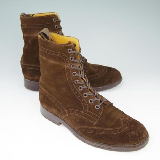 極上★トリッカーズ SIZE 7【★カントリーブーツ/M2508】チャネル仕上げ/スエード/濃茶/Tricker'★a503