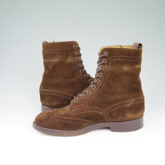 極上★トリッカーズ SIZE 7【★カントリーブーツ/M2508】チャネル仕上げ/スエード/濃茶/Tricker'★a503