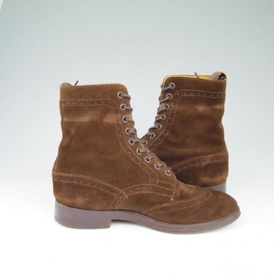 極上★トリッカーズ SIZE 7【★カントリーブーツ/M2508】チャネル仕上げ/スエード/濃茶/Tricker'★a503