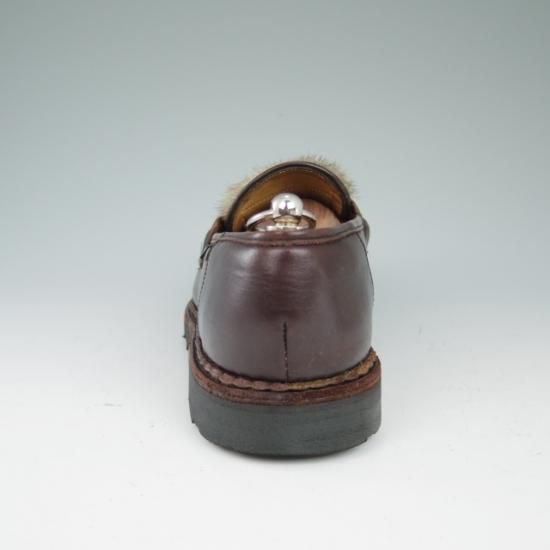 極上★パラブーツ8【貴重★フォック仕様/REIMS】ランス/濃茶/リスレザー/マルシェソール/Paraboot★a510