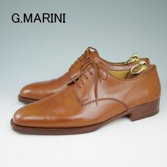 極上★G.MARINI/マリーニ UK9程度【★定50万ビスポーク】靴★a513