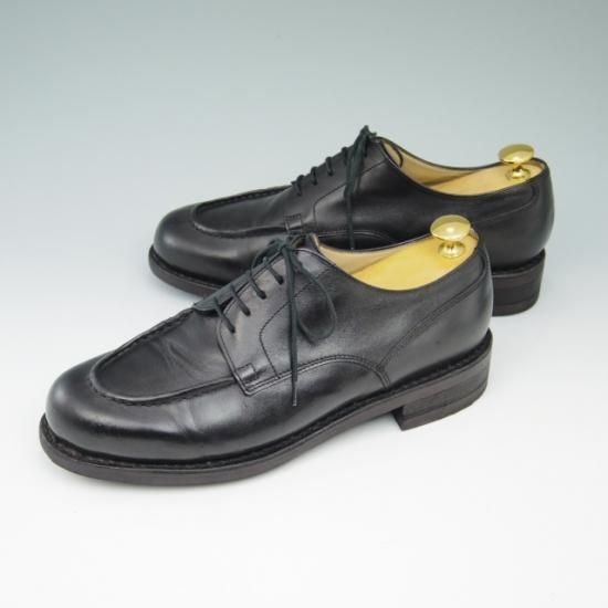 美品★パラブーツ SIZE 6.5【★ドレス仕様シャンボード/CHAMBORD】アクティブソール/Uチップ/黒/カーフ/Paraboot★a514