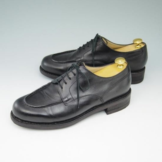 美品★パラブーツ SIZE 6.5【★ドレス仕様シャンボード/CHAMBORD】アクティブソール/Uチップ/黒/カーフ/Paraboot★a514