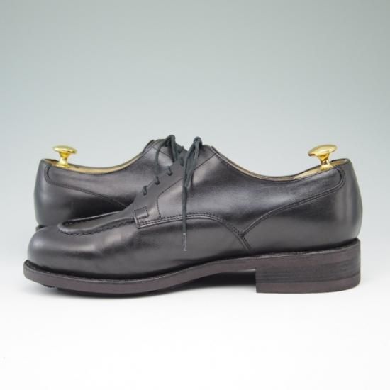 美品★パラブーツ SIZE 6.5【★ドレス仕様シャンボード/CHAMBORD】アクティブソール/Uチップ/黒/カーフ/Paraboot★a514