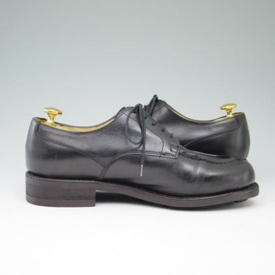 美品★パラブーツ SIZE 6.5【★ドレス仕様シャンボード/CHAMBORD】アクティブソール/Uチップ/黒/カーフ/Paraboot★a514