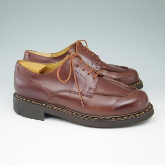 美品★パラブーツ SIZE 5.5【定価￥71,500-★シャンボード/CHAMBORD】マロン/MARRON/リスレザー/TEXソール/Uチップ/茶/Paraboot★a515