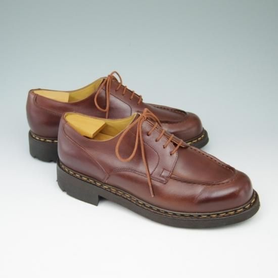 美品★パラブーツ SIZE 5.5【定価￥71,500-★シャンボード/CHAMBORD】マロン/MARRON/リスレザー/TEXソール/Uチップ/茶/Paraboot★a515