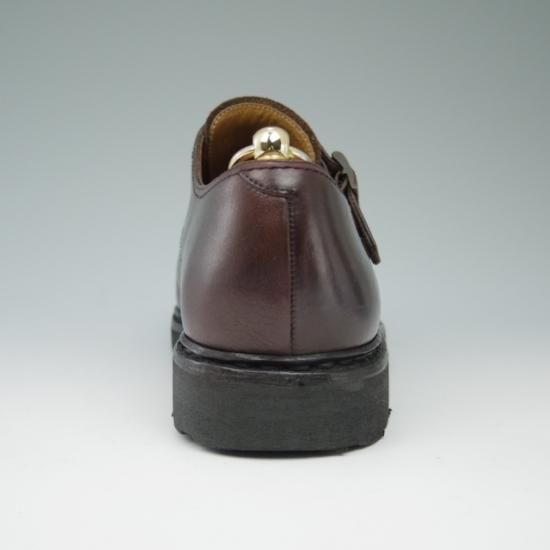 美品★パラブーツ SIZE 8【★WILLIAM/ウィリアム】マルシェソール/ダブルモンク/リスレザー/濃茶/メンズ/Paraboot★a516