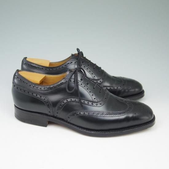 極美品★チャーチ 60F/UK6【貴重★CHETWYND同様/73ラスト】CULLEN/フルブローグ/カーフ/黒/メンズ/Church's★a517