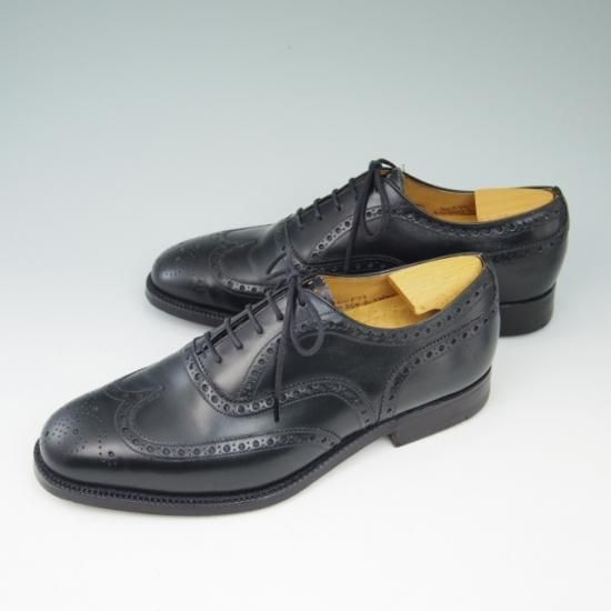 極美品★チャーチ 60F/UK6【貴重★CHETWYND同様/73ラスト】CULLEN/フルブローグ/カーフ/黒/メンズ/Church's★a517