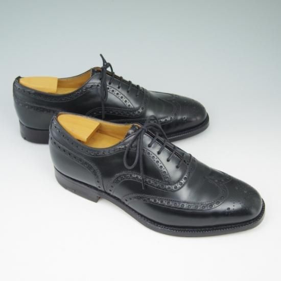 極美品★チャーチ 60F/UK6【貴重★CHETWYND同様/73ラスト】CULLEN/フルブローグ/カーフ/黒/メンズ/Church's★a517