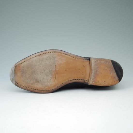 極美品★チャーチ 60F/UK6【貴重★CHETWYND同様/73ラスト】CULLEN/フルブローグ/カーフ/黒/メンズ/Church's★a517