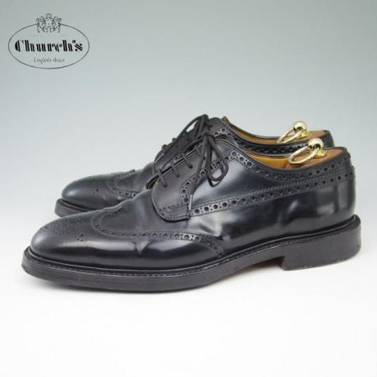極上★チャーチ 75F/UK7.5【定価￥101,520-★GRAFTON/173ラスト】グラフトン/フルブローグ/ポリッシュドバインダーカーフ/Church's★a519