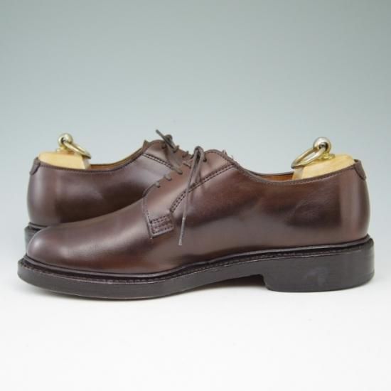 極美品★(米)アレンエドモンズ 5.5D【★プレーントゥ/Leeds】カーフ/濃茶/メンズ/ALLEN EDMONDS★a522