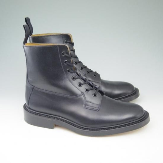 新品★トリッカーズ SIZE 8【貴重★BURFORD/プレーントゥブーツ/SUPER BOOTS】5635/カーフ/黒/メンズ/Tricker's★a529
