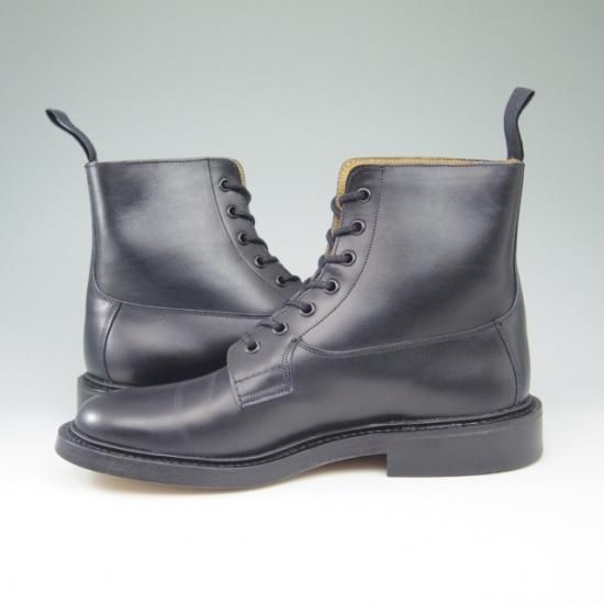 新品★トリッカーズ SIZE 8【貴重★BURFORD/プレーントゥブーツ/SUPER BOOTS】5635/カーフ/黒/メンズ/Tricker's★a529