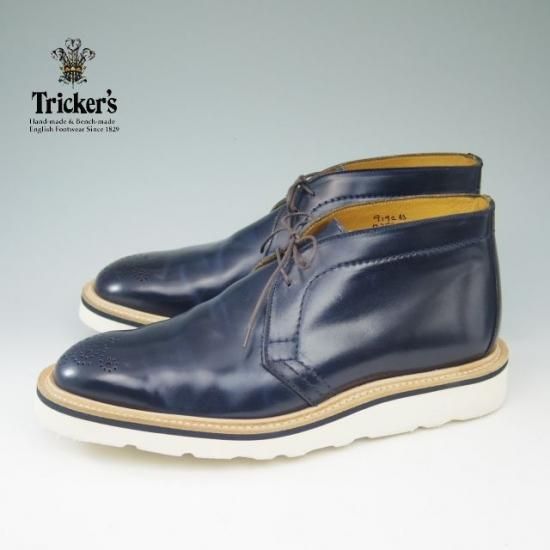 ほぼ新品★トリッカーズ SIZE 8【コードバン仕様★ブーツ/M7540】CASH CA別注/紺/Tricker's★a530