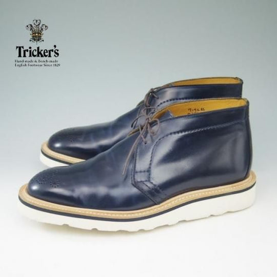 ほぼ新品★トリッカーズ SIZE 8【コードバン仕様★ブーツ/M7540】CASH CA別注/紺/Tricker's★a530