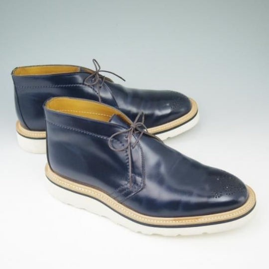 ほぼ新品★トリッカーズ SIZE 8【コードバン仕様★ブーツ/M7540】CASH CA別注/紺/Tricker's★a530