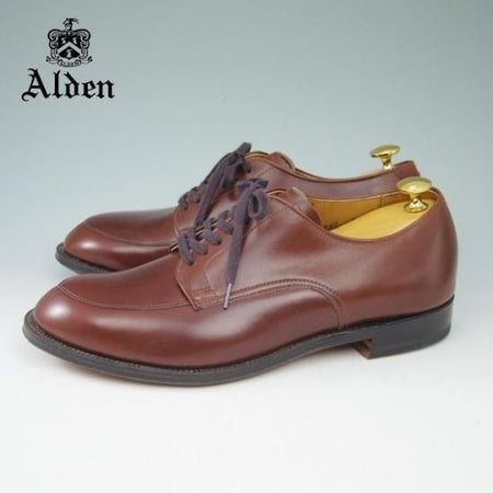 新品★オールデン 6.5E【貴重★モディファイドラスト/Vチップ】5434/カーフ/茶/Alden★a533