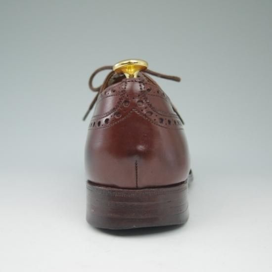 極上★チャーチ 70F/UK7【旧チャーチ★ディプロマット/DIPLOMAT/73ラスト】3都市ロゴ/セミブローグ/茶/メンズ/Church's★a535