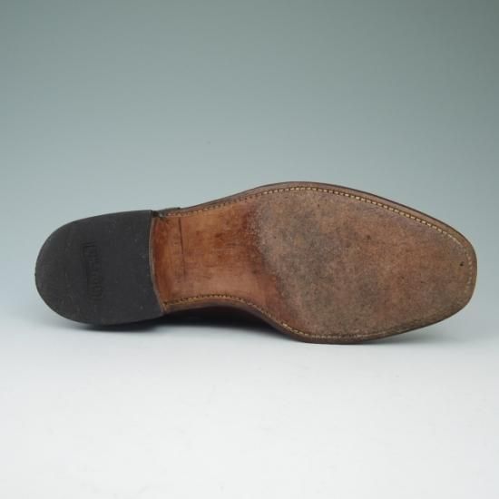 極上★チャーチ 70F/UK7【旧チャーチ★ディプロマット/DIPLOMAT/73ラスト】3都市ロゴ/セミブローグ/茶/メンズ/Church's★a535