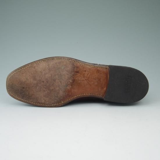 極上★チャーチ 70F/UK7【旧チャーチ★ディプロマット/DIPLOMAT/73ラスト】3都市ロゴ/セミブローグ/茶/メンズ/Church's★a535