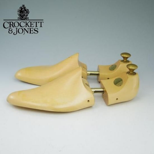 極上★クロケット&ジョーンズ SIZE 7【★純正シューツリー/631】木製シューキーパー/メンズ/Crockett&Jones★a536