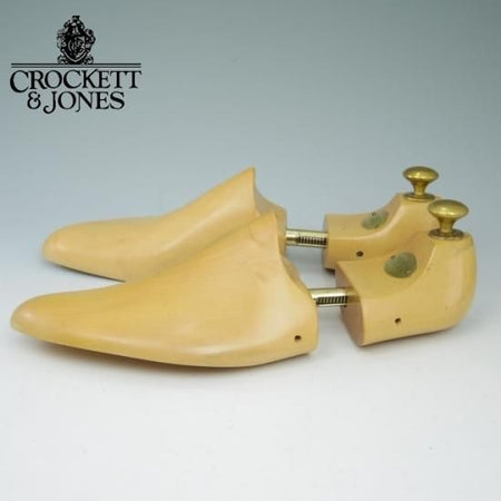 極上★クロケット&ジョーンズ SIZE 7【★純正シューツリー/631】木製シューキーパー/メンズ/Crockett&Jones★a537