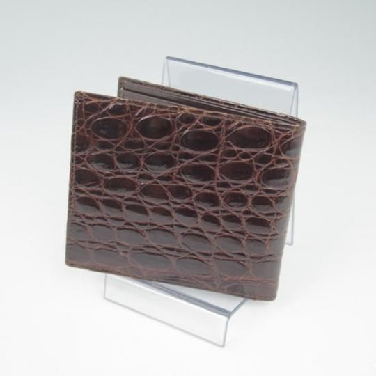 極上★クワンペン/KWANPEN【★2つ折り財布】クロコダイル/リアルクロコ★a541