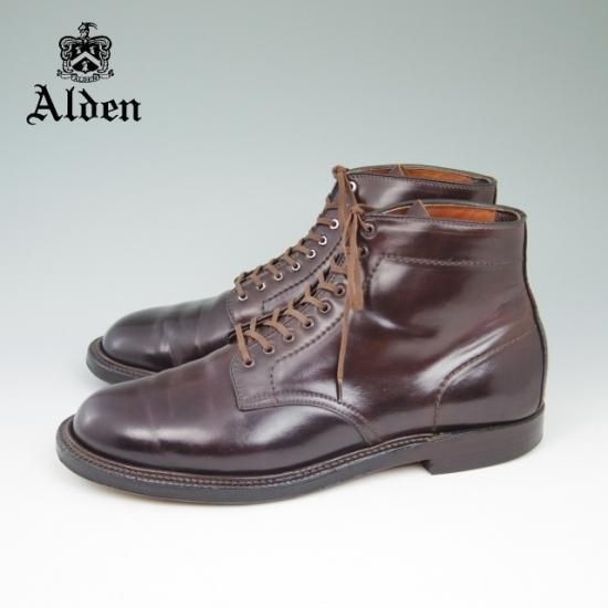 極上★オールデン 8.5E【★コードバン/モディファイドラスト/ブーツ/4506Y/BEAMS別注】ALDEN★a545