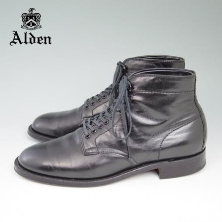 極美品★オールデン 8.5D【★ミリタリーラスト/45835H/マンソンブーツ/ユナイテッドアローズB&Y別注】ALDEN★a546