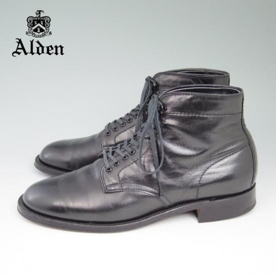 極美品★オールデン 8.5D【★ミリタリーラスト/45835H/マンソンブーツ/ユナイテッドアローズB&Y別注】ALDEN★a546