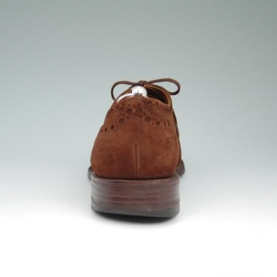 極上★チャーチ【★希少!!アンテロープ革 80F/UK8/73ラスト/BUCK/フルブローグ】CHURCH'S★a548