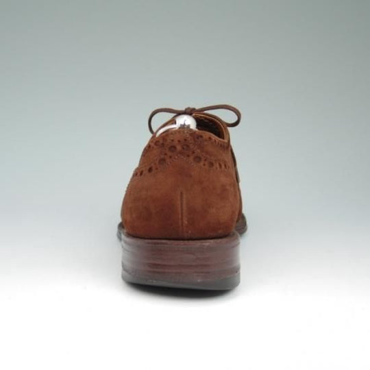 極上★チャーチ【★希少!!アンテロープ革 80F/UK8/73ラスト/BUCK/フルブローグ】CHURCH'S★a548